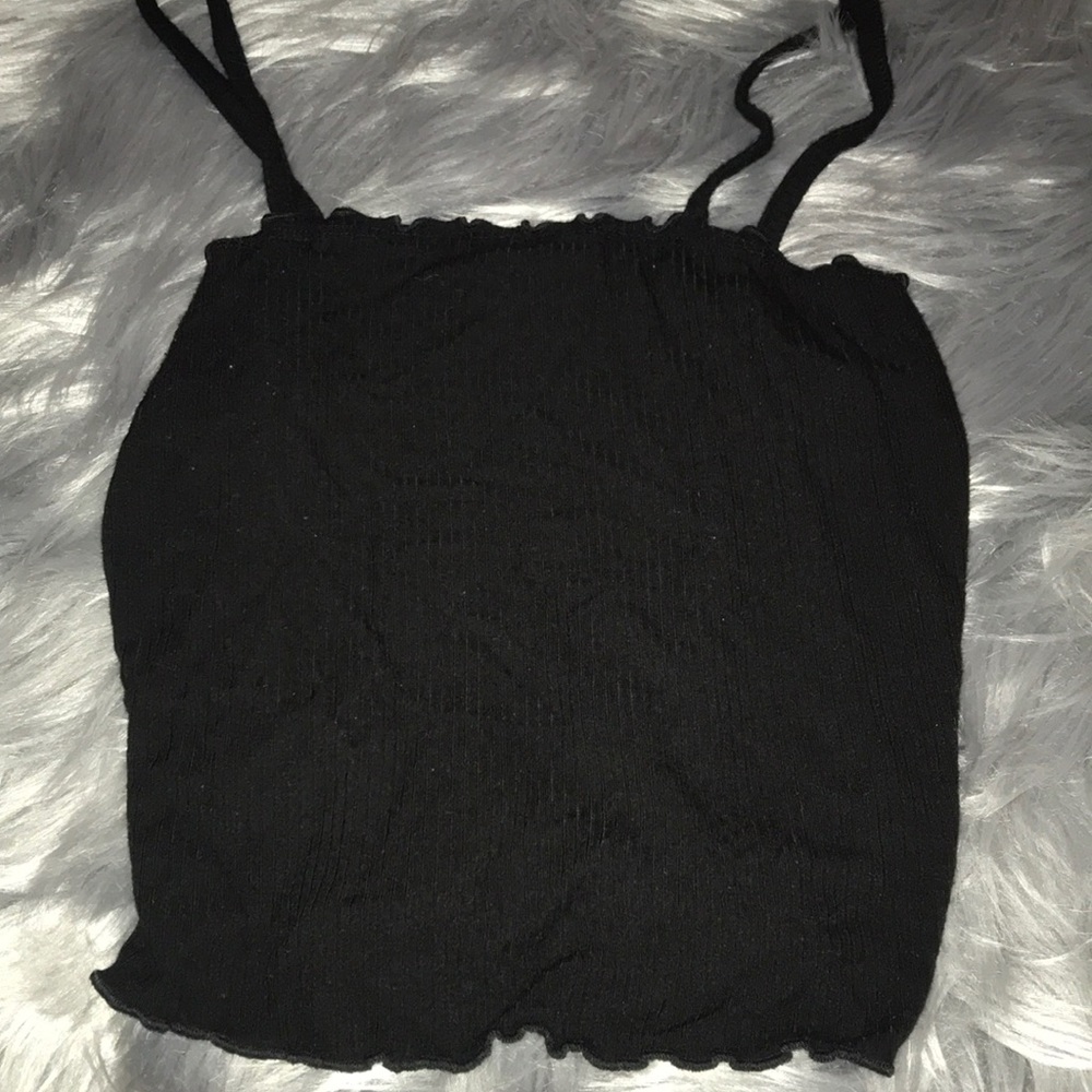 black tank top